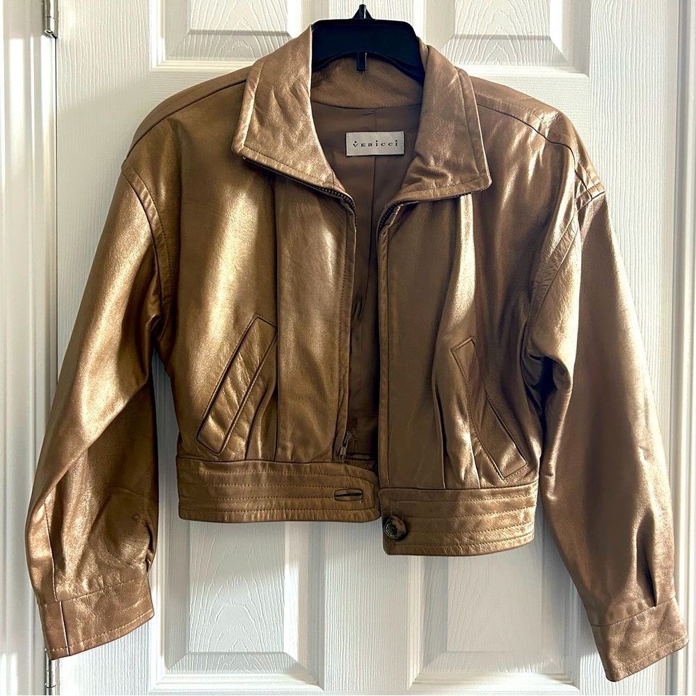 Vericci 100%leather jacket